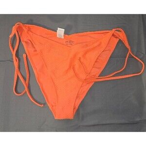 Aerie Orange Cheekiest Swim Bathing Suit Bottom Size XL New no Tags